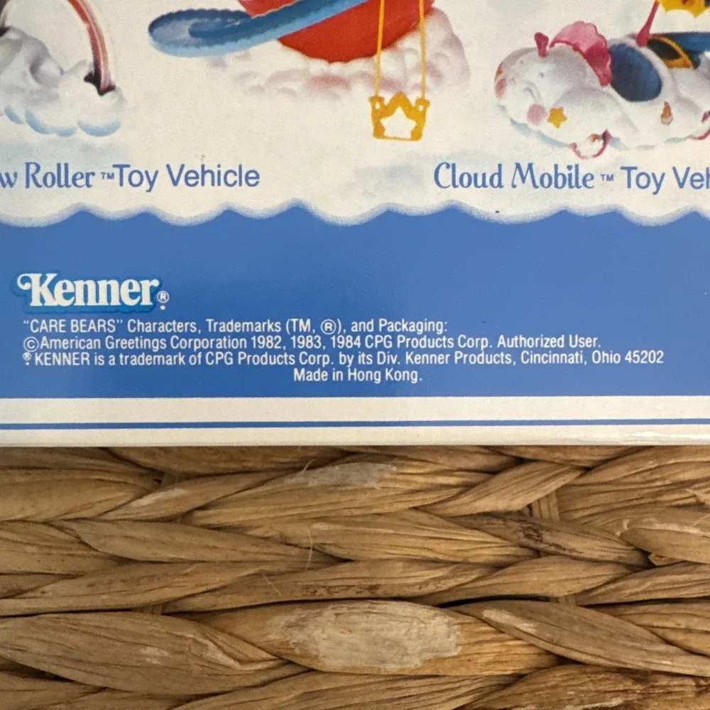 Care Bears Cloudkeeper Figure‎ w/ Fluffy Cloud Broom Kenner #61460 1984 NEW!